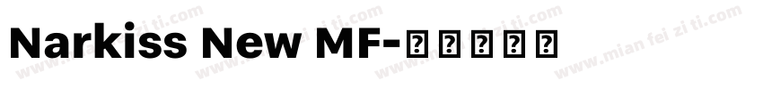 Narkiss New MF字体转换
